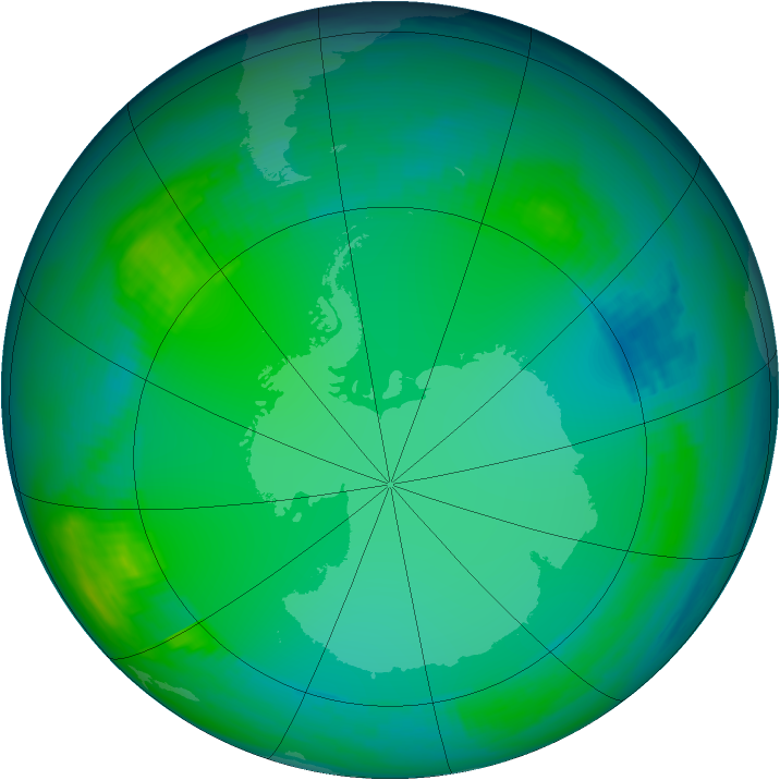 Ozone Map 1987-07-02